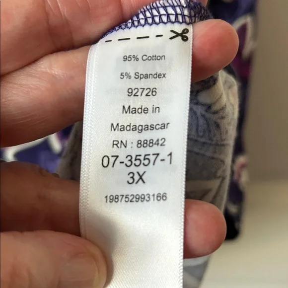 NWOT Catherines Suprema Top 3X - Picture 6 of 6